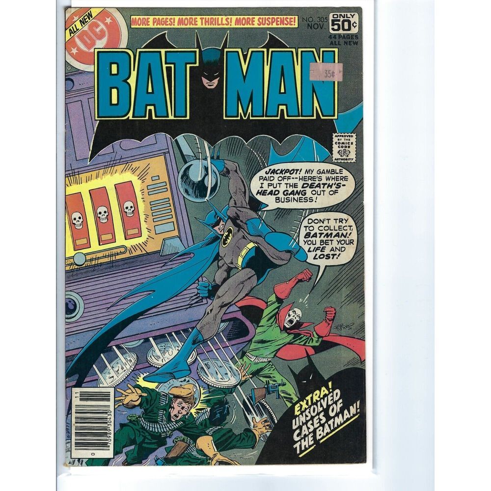 Batman 305 NEWSSTAND DC Comics Bronze Age 1978